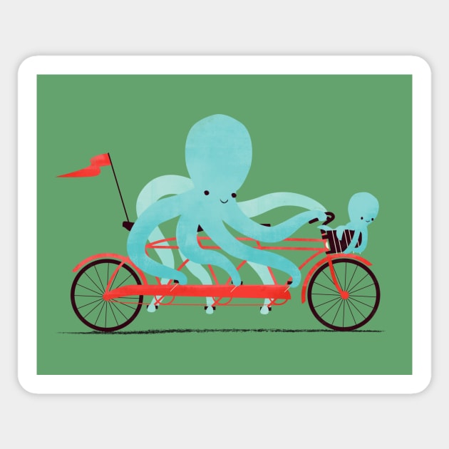 My red bike Sticker by jayf23